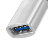Maxbell 2 Pieces USB C Splitter Audio Output Laptop Splitter Easy to Use USB 3.0 Hub black and gold