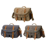 Maxbell Camera Shoulder Bag Waterproof Camera Shoulder Backpack Compact Camera Case Khaki