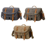 Maxbell Camera Shoulder Bag Waterproof Camera Shoulder Backpack Compact Camera Case Khaki
