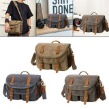 Maxbell Camera Shoulder Bag Waterproof Camera Shoulder Backpack Compact Camera Case Khaki