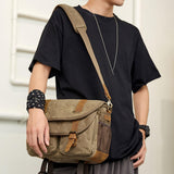 Maxbell Camera Shoulder Bag Waterproof Camera Shoulder Backpack Compact Camera Case Khaki