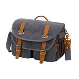 Maxbell Camera Shoulder Bag Waterproof Camera Shoulder Backpack Compact Camera Case Gray and Black