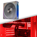 Maxbell CPU Fan 5V 3Pin ARGB High Performance for PC Chassis Silent Case Cooling Fan White Forward