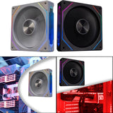 Maxbell CPU Fan 5V 3Pin ARGB High Performance for PC Chassis Silent Case Cooling Fan White Forward
