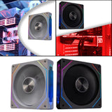 Maxbell CPU Fan 5V 3Pin ARGB High Performance for PC Chassis Silent Case Cooling Fan White Forward