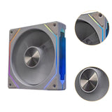 Maxbell CPU Fan 5V 3Pin ARGB High Performance for PC Chassis Silent Case Cooling Fan White Forward