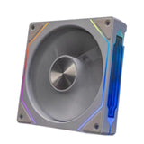 Maxbell CPU Fan 5V 3Pin ARGB High Performance for PC Chassis Silent Case Cooling Fan White Backward Air
