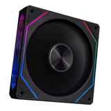 Maxbell CPU Fan 5V 3Pin ARGB High Performance for PC Chassis Silent Case Cooling Fan Backward Black