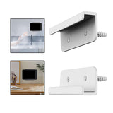 Maxbell Tablet Wall Mount Holder Easy Assembly Sturdy E Readers Stand for Study Room White