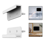 Maxbell Tablet Wall Mount Holder Easy Assembly Sturdy E Readers Stand for Study Room White