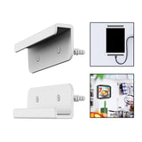 Maxbell Tablet Wall Mount Holder Easy Assembly Sturdy E Readers Stand for Study Room White