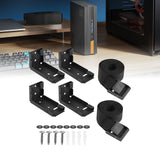 Maxbell Under Desk PC Mount Computer Case Carrier Home School with Screws CPU Holder