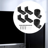 Maxbell Under Desk PC Mount Computer Case Carrier Home School with Screws CPU Holder