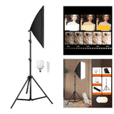 Maxbell Softbox Lighting Kit Studio Lights for Makeup Video Records Live Streamings 400W