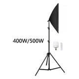 Maxbell Softbox Lighting Kit Studio Lights for Makeup Video Records Live Streamings 400W