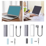 Maxbell Maxbell Hard Disk Enclosure Practical Sturdy SSD Case for Laptop Phone Professional USB C to USB C