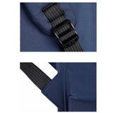 Maxbell Rolling Backpack Multifunctional Suitcase Bag for Overnight Travel Men Women Blue