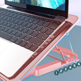 Maxbell Laptop Cooling Pad Gaming Lap Desktop Use Heat Dissipation Laptop Cooling Stand Pink
