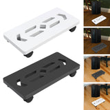 Maxbell Computer Holder Stand Portable Mobile CPU Holder Stand for Home Office Gamers White