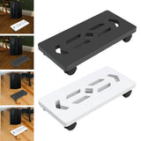 Maxbell Computer Holder Stand Portable Mobile CPU Holder Stand for Home Office Gamers White