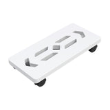 Maxbell Computer Holder Stand Portable Mobile CPU Holder Stand for Home Office Gamers White