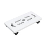 Maxbell Computer Holder Stand Portable Mobile CPU Holder Stand for Home Office Gamers White