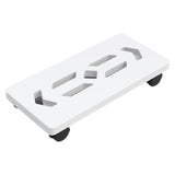 Maxbell Computer Holder Stand Portable Mobile CPU Holder Stand for Home Office Gamers White