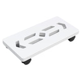 Maxbell Computer Holder Stand Portable Mobile CPU Holder Stand for Home Office Gamers White