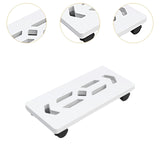 Maxbell Computer Holder Stand Portable Mobile CPU Holder Stand for Home Office Gamers White
