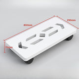Maxbell Computer Holder Stand Portable Mobile CPU Holder Stand for Home Office Gamers White