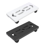 Maxbell Computer Holder Stand Portable Mobile CPU Holder Stand for Home Office Gamers White