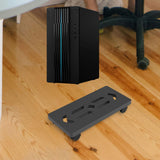 Maxbell Computer Holder Stand Portable Mobile CPU Holder Stand for Home Office Gamers Black