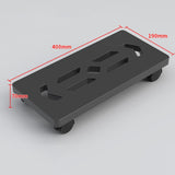 Maxbell Computer Holder Stand Portable Mobile CPU Holder Stand for Home Office Gamers Black