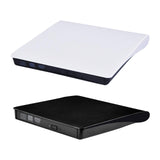Maxbell External CD DVD Drive High Speed Data Transfer PC External DVD Recording black