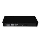 Maxbell External CD DVD Drive High Speed Data Transfer PC External DVD Recording black