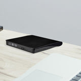 Maxbell External CD DVD Drive High Speed Data Transfer PC External DVD Recording black