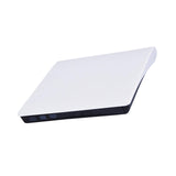 Maxbell External CD DVD Drive High Speed Data Transfer PC External DVD Recording white