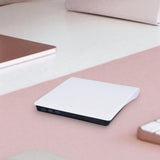 Maxbell External CD DVD Drive High Speed Data Transfer PC External DVD Recording white