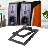 Maxbell Desktop Speaker Stand 15.5cmx11.5cm Stable Parts for PC Speakers Office Home Black