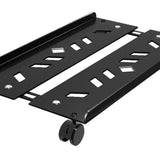 Maxbell Adjustable Mobile CPU Stand Under Desk CPU Holder with Locking Caster Wheels Black