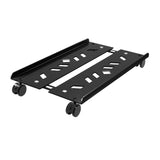 Maxbell Adjustable Mobile CPU Stand Under Desk CPU Holder with Locking Caster Wheels Black