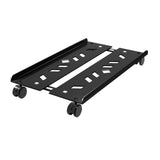 Maxbell Adjustable Mobile CPU Stand Under Desk CPU Holder with Locking Caster Wheels Black