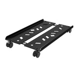 Maxbell Adjustable Mobile CPU Stand Under Desk CPU Holder with Locking Caster Wheels Black