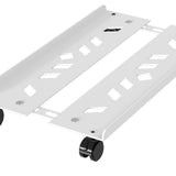 Maxbell Adjustable Mobile CPU Stand Under Desk CPU Holder with Locking Caster Wheels White