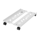 Maxbell Adjustable Mobile CPU Stand Under Desk CPU Holder with Locking Caster Wheels White