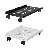 Maxbell Mobile CPU Stand PC Floor Cart Fits Most PC Easy Installation PC Tower Stand Black