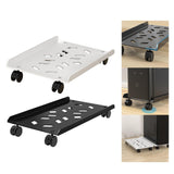 Maxbell Mobile CPU Stand PC Floor Cart Fits Most PC Easy Installation PC Tower Stand Black