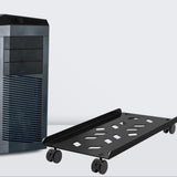 Maxbell Mobile CPU Stand PC Floor Cart Fits Most PC Easy Installation PC Tower Stand Black