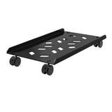 Maxbell Mobile CPU Stand PC Floor Cart Fits Most PC Easy Installation PC Tower Stand Black