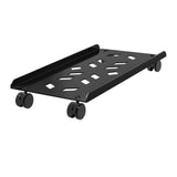 Maxbell Mobile CPU Stand PC Floor Cart Fits Most PC Easy Installation PC Tower Stand Black